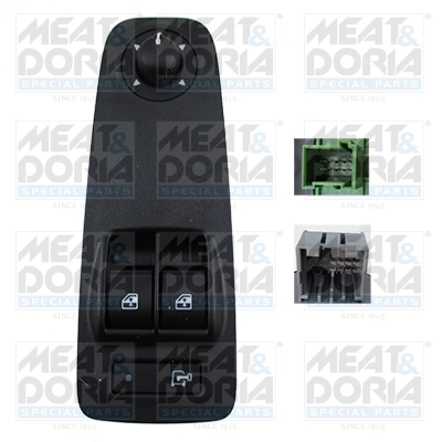 Switch, window regulator